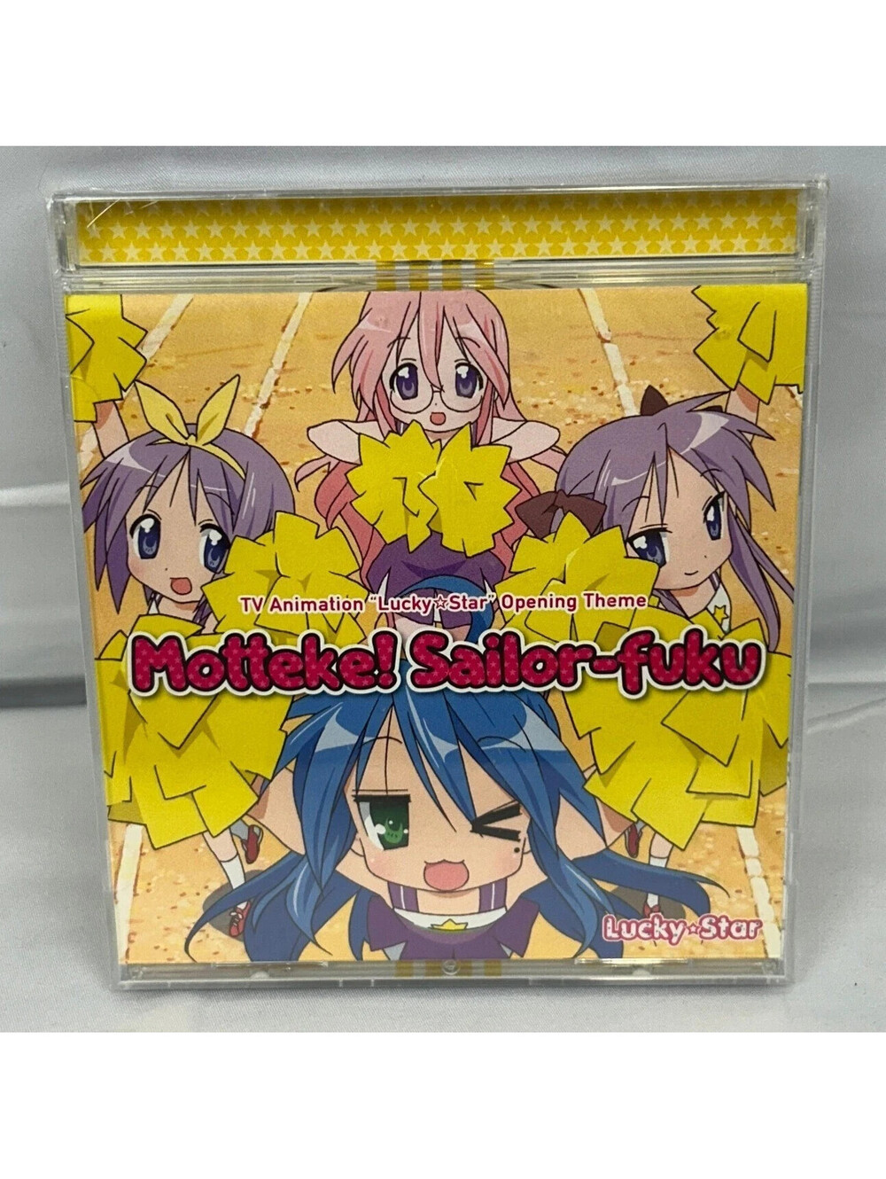 Lucky Star Opening Theme Motteke Sailor-fuku CD Single Bandai Lantis 80390 NEW